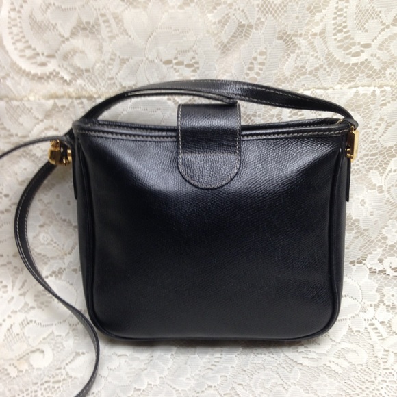 (SOLD) Authentic Loewe, Spain Black Leather Shoulder-CB - Picture 5 of 15